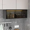 American Style Home Furniture Wall-mounted Kitchen Cabinets Creative Living Room Cupboard Coffee Shop Dormitory Storage Rack H 3