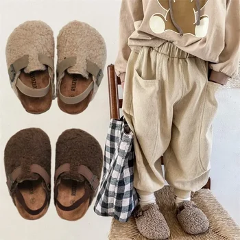 Children’s Fleece Plush Clogs 1
