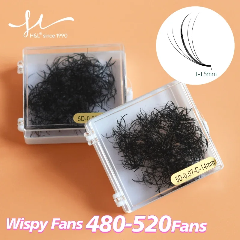 

Накладные ресницы Wispy Fans 480-520Fans, высококачественные женские товары для макияжа, натуральные ресницы, оптовая продажа