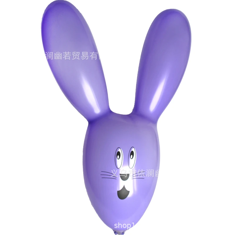 Lot De 10 Ballons Colorés En Forme De Lapin De Pâques, Décoration De