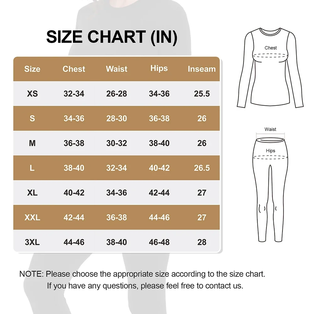 Winter Thermal Underwear Set for Women Long Johns Slim Body and High Elasticity Cold Weather Pajamas Top Bottom Ladies Suit