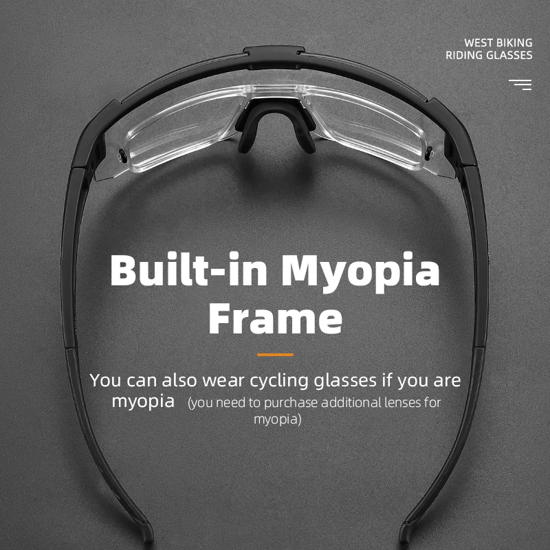 WEST BIKING Cycling Glasses Photochromic Sunglasses Men Women UV400 MTB Road Bike Eyewear Bicycle Outdoor Sports Hiking Goggles
