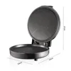 Household Double Sided Heating Pancake Maker Pizza Maker Non-stick Pizza Oven and Pie Maker Indoor Electric Grill 6