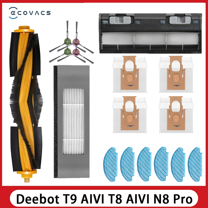 Аксессуары для робота-пылесоса Ecovacs Deebot Ozmo T8 AIVI T8 Max T8 T8 T8 + Series/ T9 /N8, N8 Pro Plus/ N8 Pro салфетки из микрофибры ecovacs deebot ozmo n8 n8 pro t8 aivi