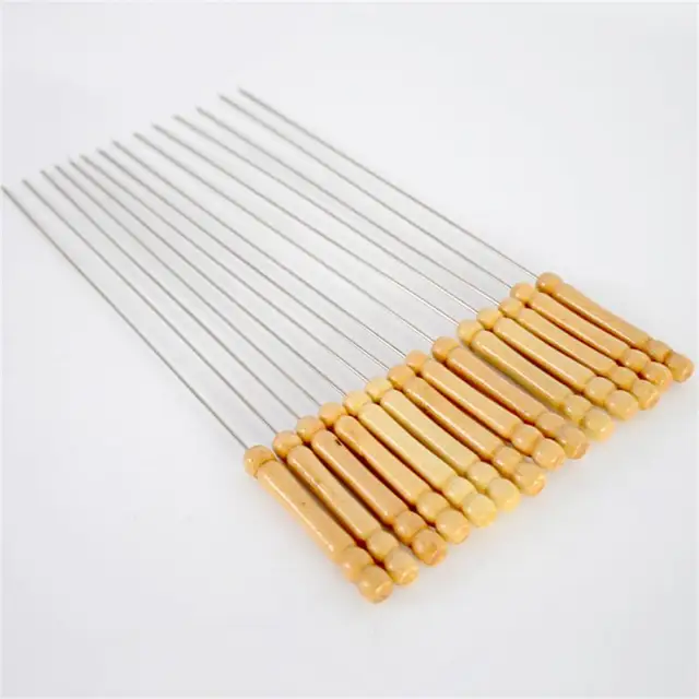 10Db Rozsdamentes Acél Grillező Nyárs -Bot Újrafelhasználható Bbq Nyársa - Image 6