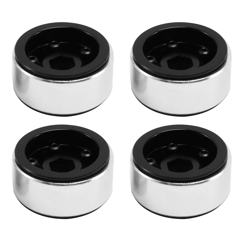 

2023 Hot-4PCS 1,0 CNC металлический замок, колесный обод, ступица колеса для 1/24 RC Crawler Car Axial SCX24 90081 AXI00001, обновленные детали