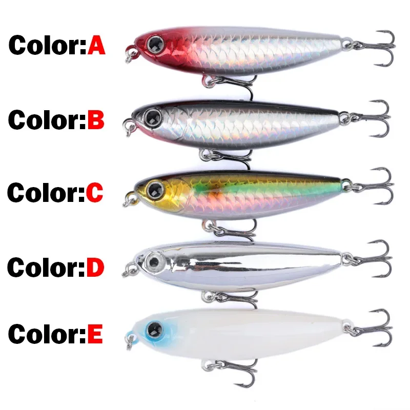 OUTKIT Fishing Lure Floating Pencil StickBait Lure 6cm 6g Wobblers Topwater Crankbait lures Artificiais Long Casting Hard Bait - 6