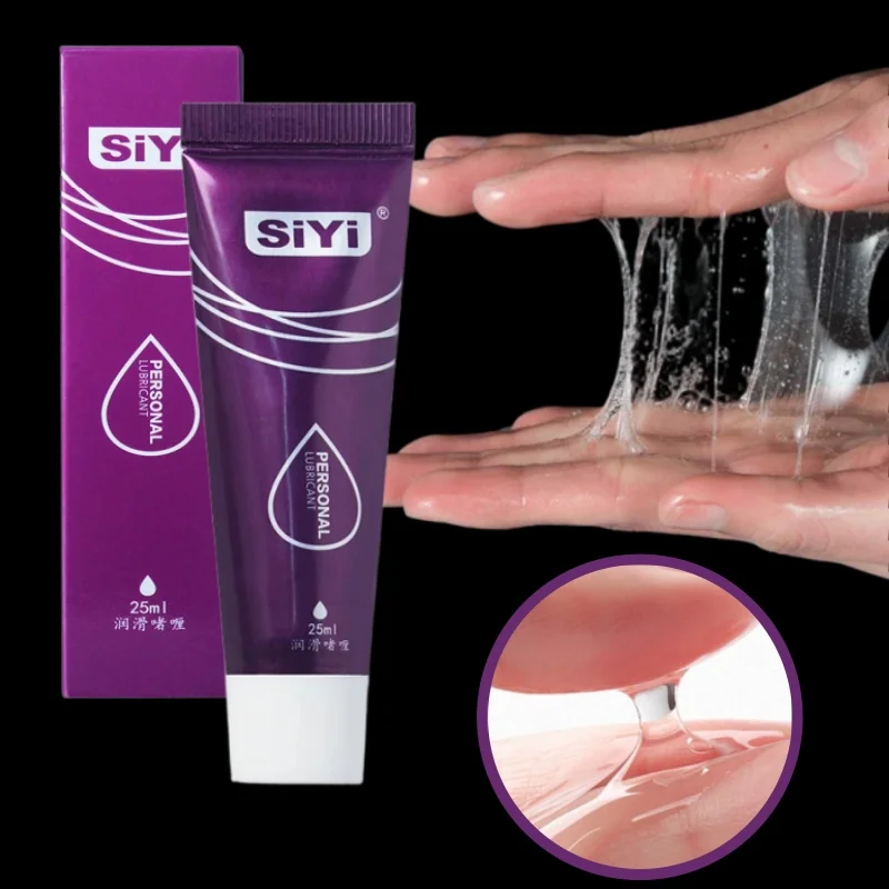 25ml Water Based Lubricant for Sex Silk Touch Anal Sex Lubricant Oral Gel Exciter Vaginal for Women Orgasm Sex Lube Adult Cream