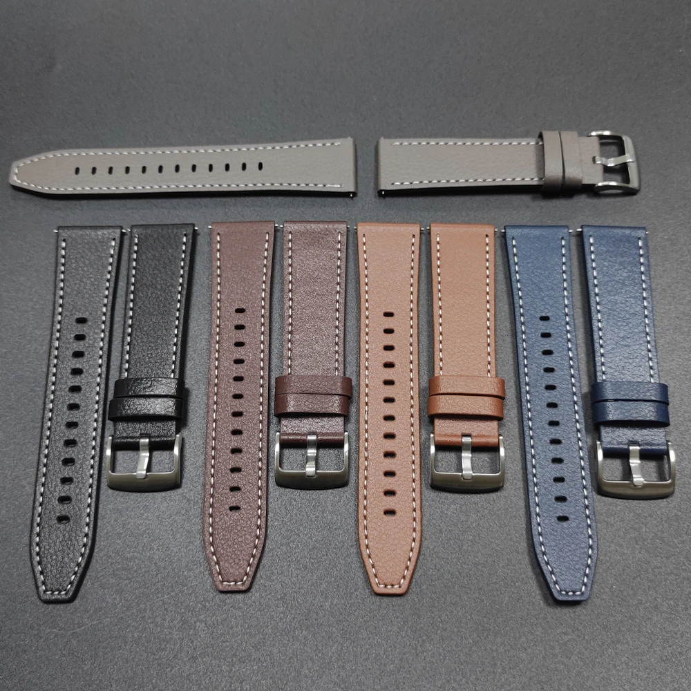 Premium Leather Watch Strap Replacement Band - Elegant Bracelet Accessory