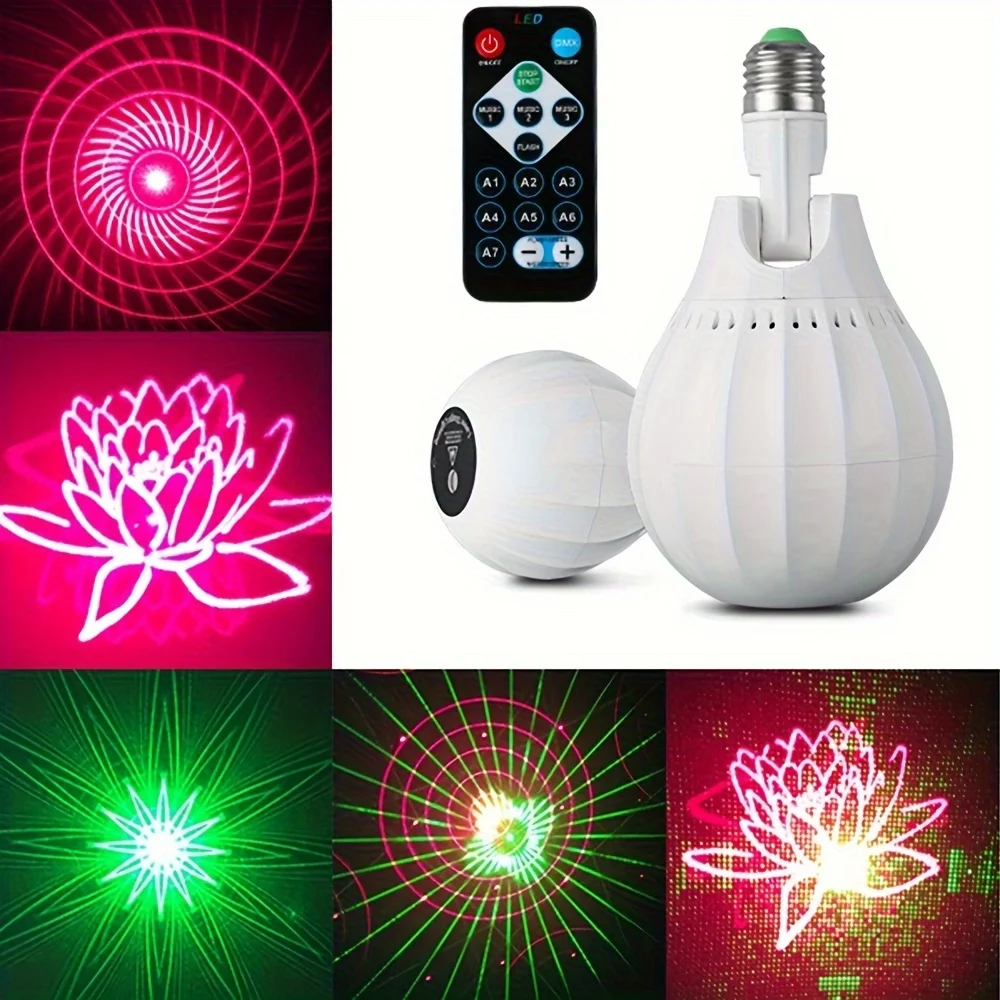 DiscoBallPartyLightsSoundActivatedStrobeLightE27LEDDjStage