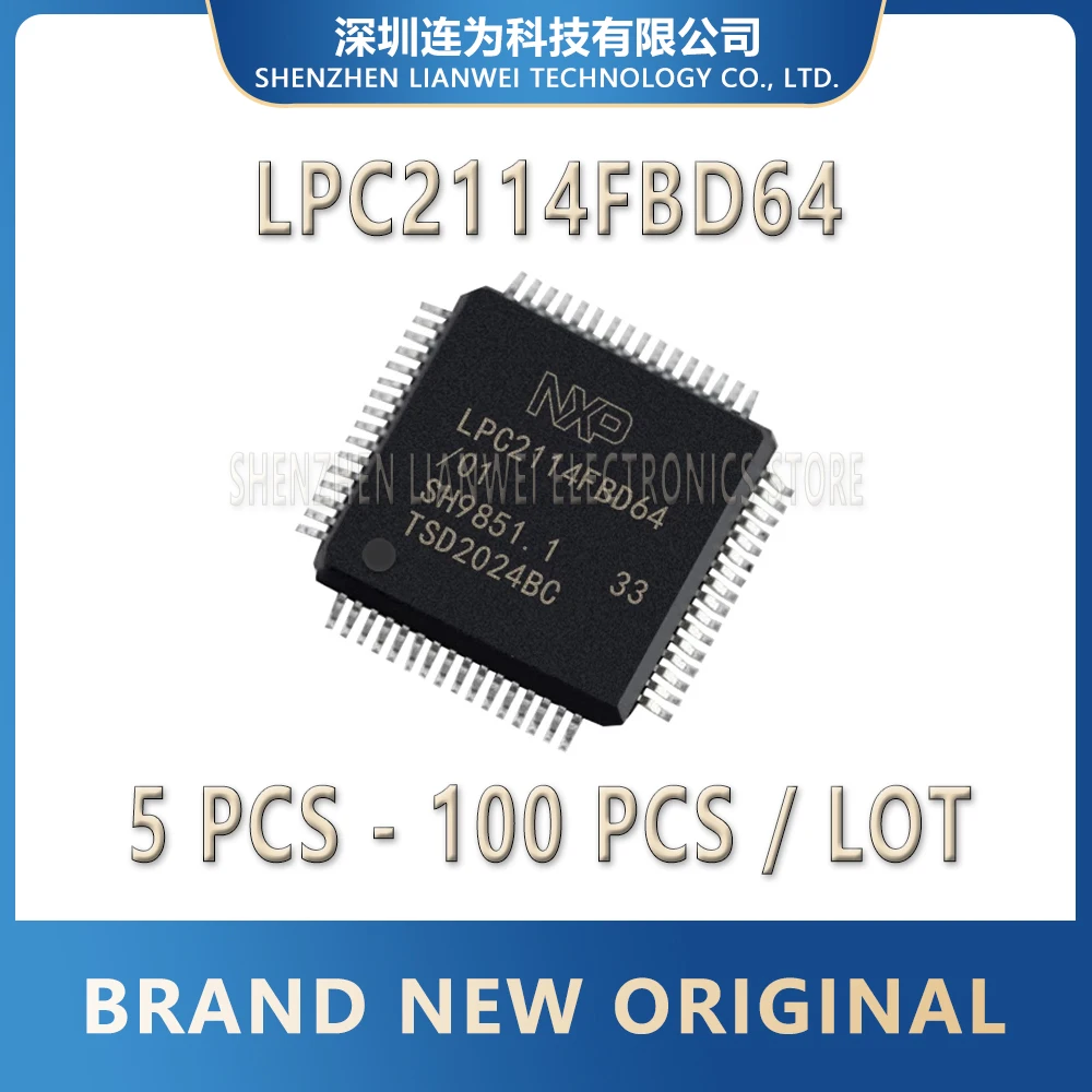 

LPC2114FBD64 LPC2114FBD LPC2114 LPC IC MCU Chip LQFP-64