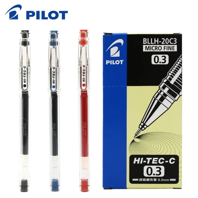 Pilot G-Tec-C4 Ultra Fine 0.4mm Gel Ink Rollerball Pen, Pack of 10