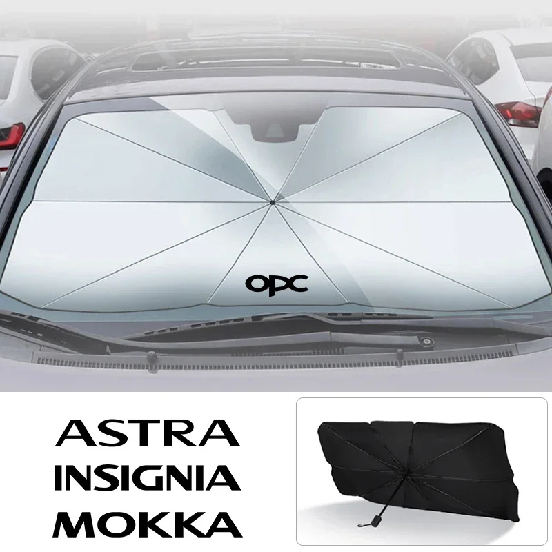 Car sun protection windshield sunshade for Opel OPC Astra JHGK Insignia Corsa DBE Mokka Vectra sunshade accessories car sunshade