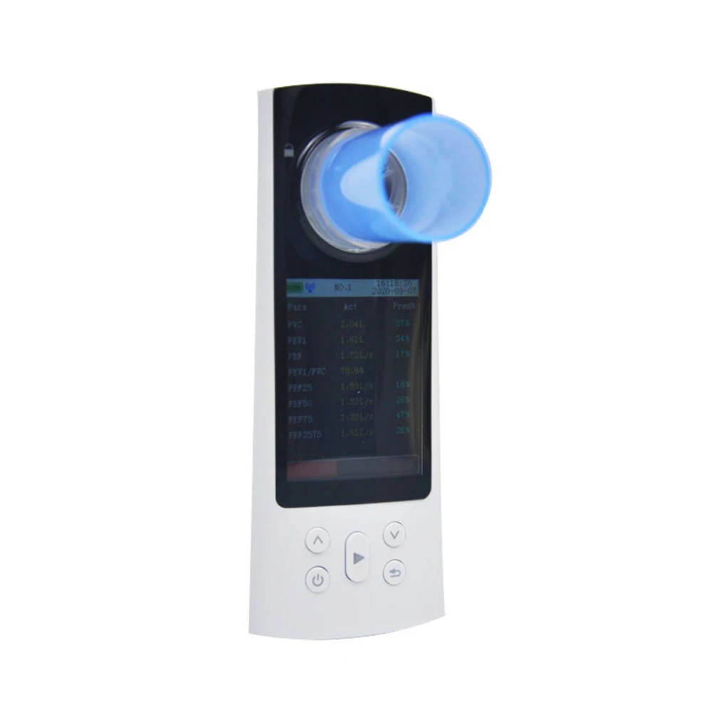 

SP80P 2.8 Inch Color Display Medical Spirometer Lung Function Test Machine Handheld Smart Electronic Price Of Spirometry