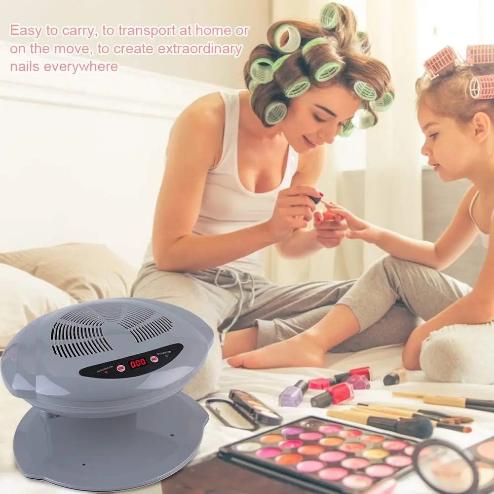 YIKOOLIN Nail Fan Dryer For Regular Nail Polish Hot Cold Nail Dryer Fan Nail Dryer Nail Art Polish Machine For Fingernail Toenai 6