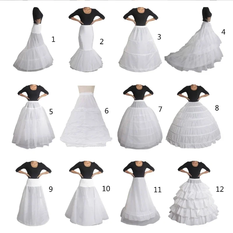BEAUTELICATE Dames Petticoat Onderrok Volledige Ruches Crinoline Vintage Rockabilly Half-Slip Voor Bruiloft Bruidsjurk 4 Hoepels(Wit,S/M BEAUTELICATE Dames Petticoat Onderrok Volledige Ruches Crinoline Vintage Rockabilly Half-Slip Voor Bruiloft Bruidsjurk 4 Hoepels(Wit,S/M