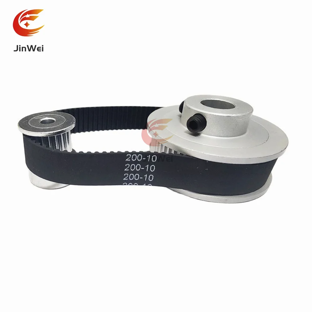 Timing Pulley Set 60T 15Teeth 2GT Pulley Belt Width 10mm Reduction 4:1 Bore 3~12mm 3D Printer Synchronous Wheels 2M GT2