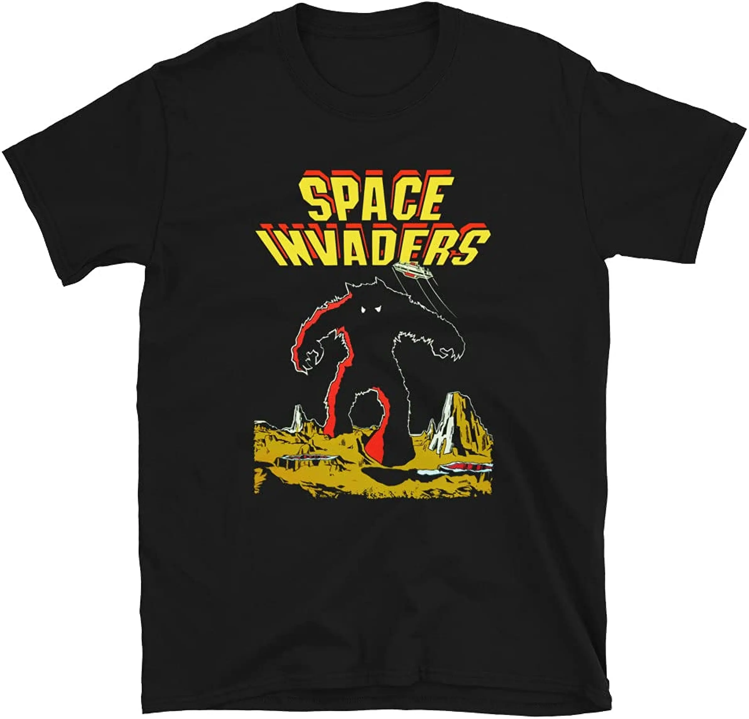 Retro 80s Arcade Alien Invasion Gamer T-Shirt