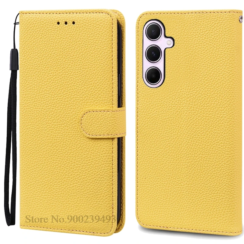 Leather Wallet Flip Case - Elegant Protection for Samsung Galaxy A37 5G