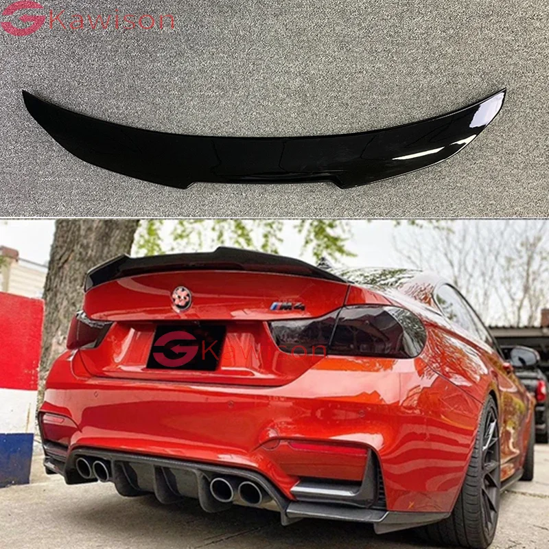 

High Quality CARBON FIBER REAR WING TRUNK LIP SPOILER FOR BMW F32 F33 F36 4 Series 420 428 430 435 2014-2018 PSM Style