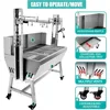 37" Electric Rotisserie Grill, Pig Lamb Spit Roaster Stand Rotisserie 132 Lbs Capacity With Adjustable Height, BBQ Charcoal 5