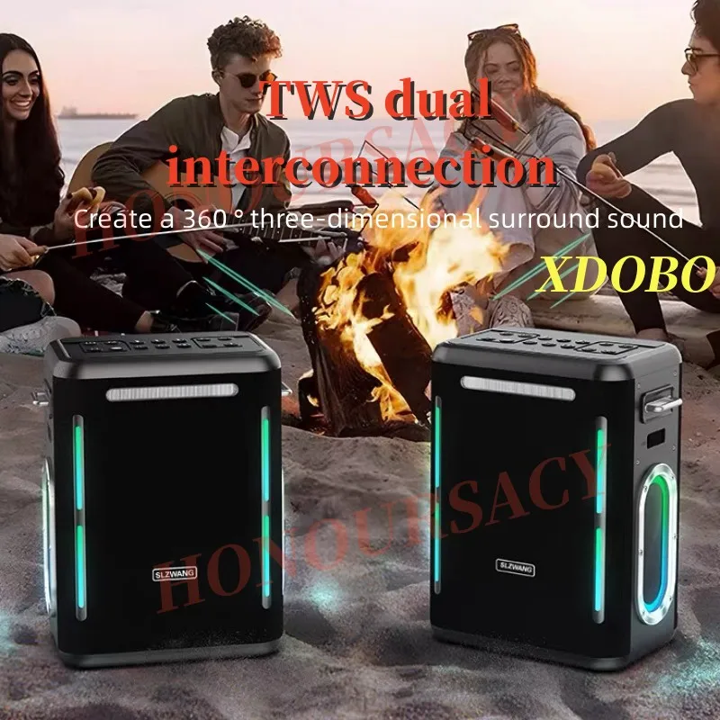 

XDOBO1981 300W Ultra High Power Caixa De Som Bluetooth Conference Outdoor Portable Karaoke Party Subwoofer Sound System Speaker