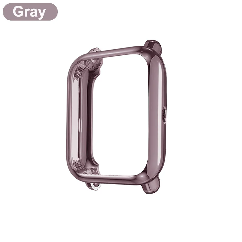 Durable TPU Smartwatch Case with Screen Protector and Bumper Cover
