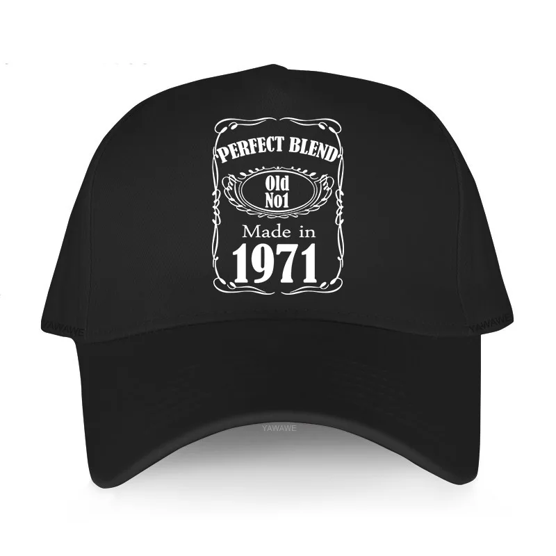 

PERFECT BLEND OLD NO1 1971 birthday present 51 th Daddy Grandad Husband gift adult Baseball caps Snapback casual hip hop hat