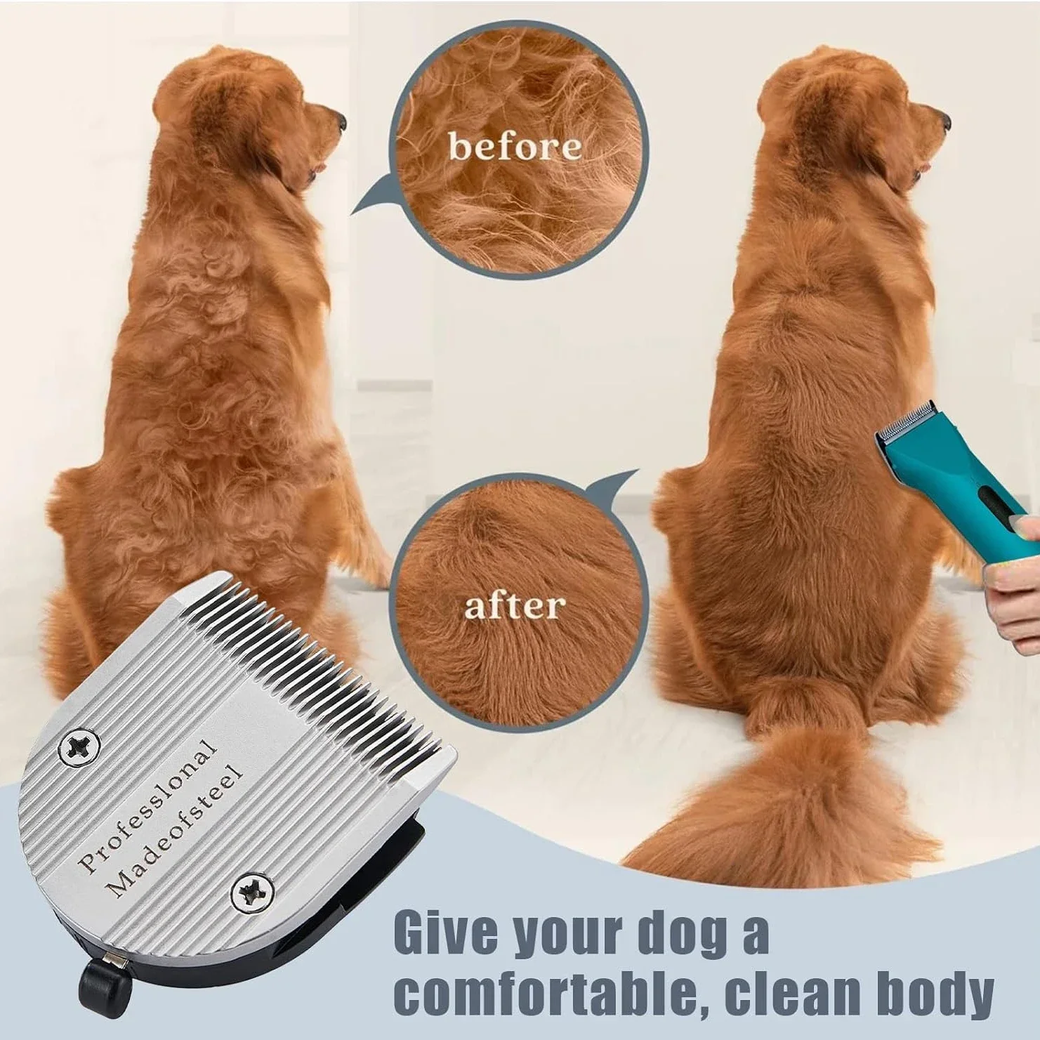 Dog Pet Cat Grooming 5in1 Adjust Blade For Wahl professional Animal Clippers Arcos Bravura,Chromado,Creativa,Figura,Motion
