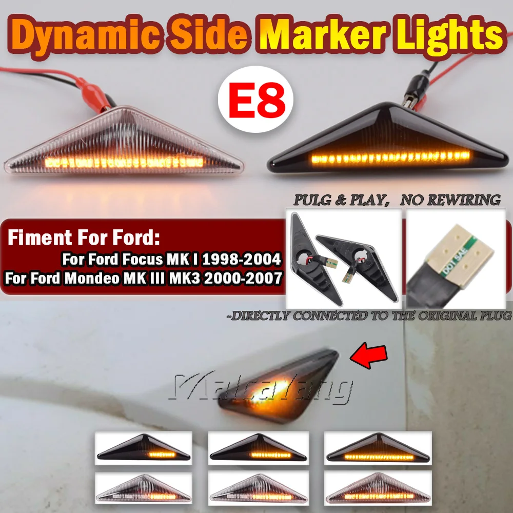 LED ̳ ̵ Ŀ,  õ,    ǥñ,  MONDEO 3 MK3 FOCUS 1 MK1, 1998-2007, 2 