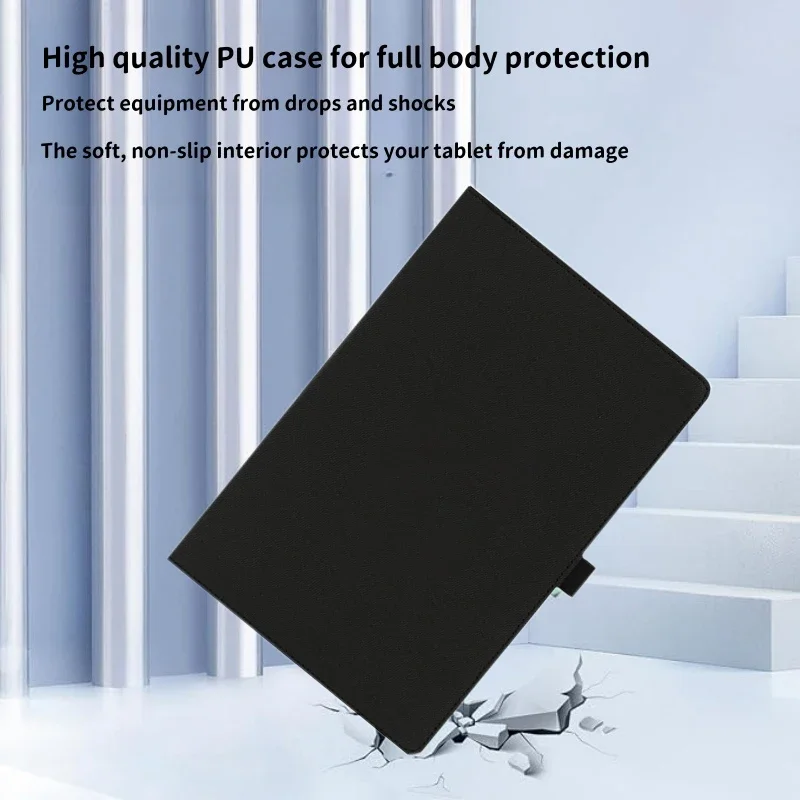 HiGrace Leather Magnetic All-Inclusive Fall Protection Tablet Cover Case, 10.1 Inches