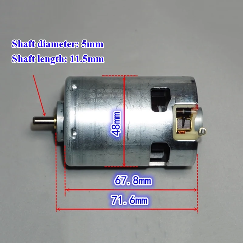 MABUCHI RT-8B7WA-A011 48mm RS-887 고속 전력 전기 모터 D..