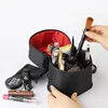 Travel Barrel Shaped Makeup Organizer Female Cosmetic Toiletry Wash Zipper Pouch Women's Trip Make Up Box Accessories Supplies 6