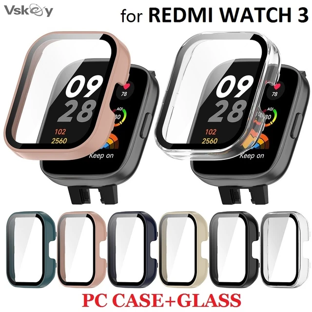 Funda Para Redmi watch 4 Correas De Vidrio Templado protector De Pantalla  Cable USB Fundas Para Relojes Inteligentes De Moda