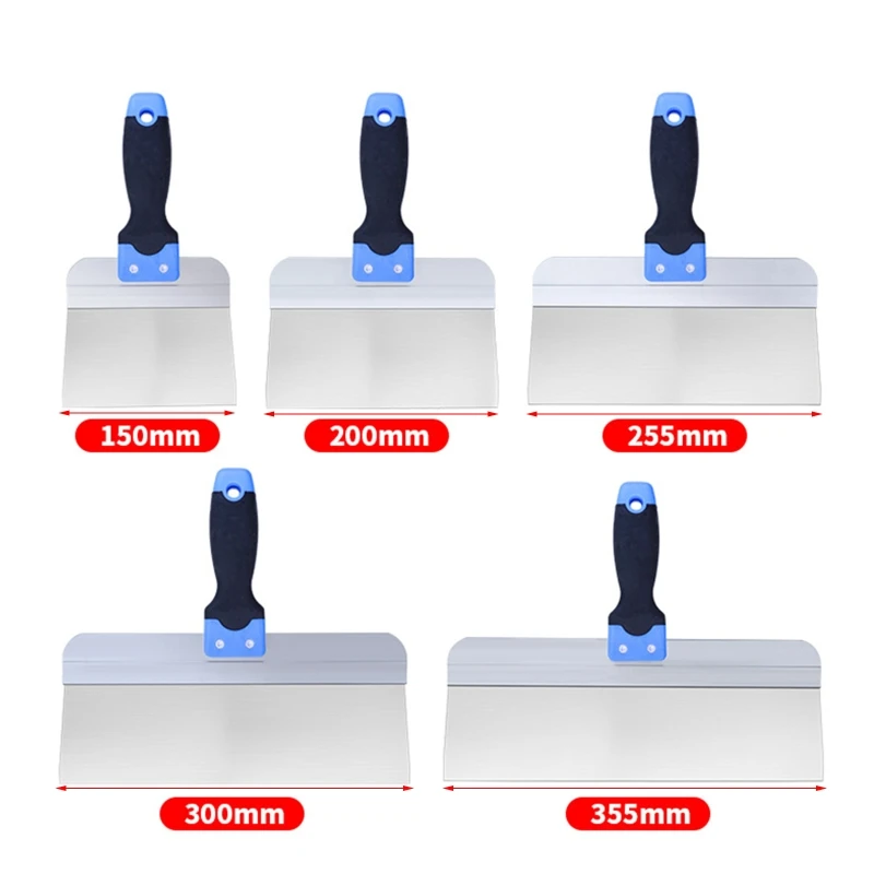 Putty Knife Scraper Metal Spackle Knife Paint Scraper Tool Taping for Drywall Scraping Plaster Stainless Steel