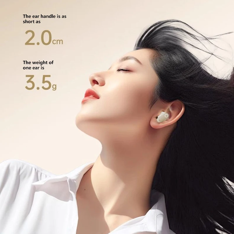 2025 Mini Wireless Bluetooth Earphones - Noise Reduction, Ultra Long Battery Life, Half In-Ear, Dual Ear, Sport Design