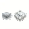 Solar Brick Lights Outdoor,  Landscape Path Lights, Solar Ground Lights  Party Outdoor Waterproof, Ice Rock Cube Lights 4