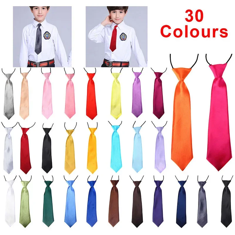 School Boys Kids Wedding Ties Neckties for Bridegroom 5cm Slim woven necktie necktie set