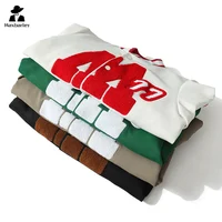 High Street Baseball Jacket Couple's Trendy Brand Towel Embroidered Letter Motorcycle Coat New Autumn Retro Loose Men's Jacket - Image 3