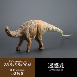 Realistic Tyrannosaurus Rex Dinosaur Figure - Hard Rubber Desktop Ornament and Collectible Home Decor Gift (Apatosaurus)