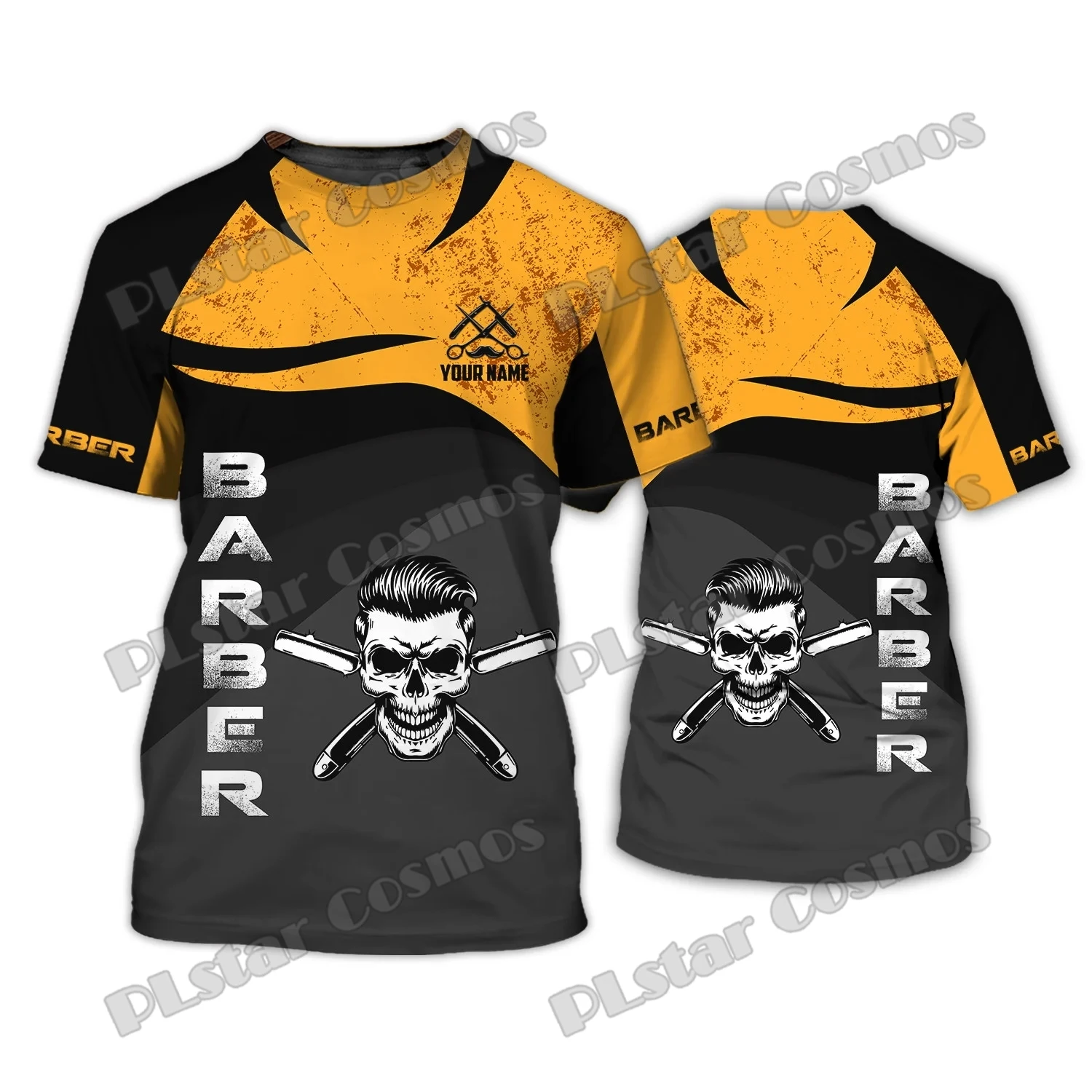 Friseur Leben T-Shirt Friseur Muster benutzer definierten Namen 3d gedruckt Herren T-Shirt Sommer Unisex lässig cool T-Shirt [Nicht-Arbeits kleidung] dw223 – Detail 13