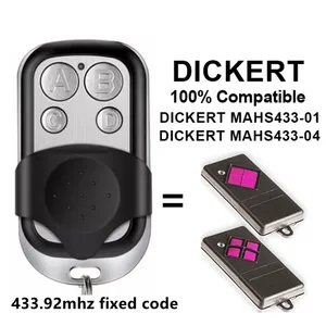 DICKERT MAHS433-01 DICKERT MAHS433-04 дубликатор дистанционного управления гаражной дверью передатчик 433,92 МГц брелок с фиксированным кодом