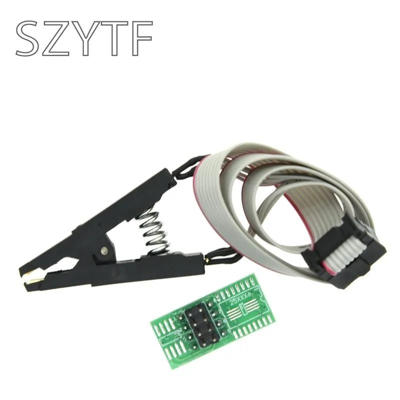 Clip Di Programmazione SOIC8/SOP8 Per EEPROM - Compatibile Con 93CXX/25CXX/24CXX, Include 2 Adattatori