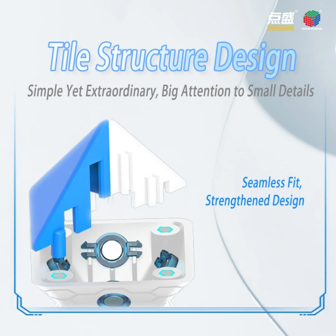디안셩 FTO 큐브 페이스 터닝 옥타헤드론 마그네틱 스피드 FTO 큐브 마그네틱 교육용 장난감 어린이 선물 퍼즐 장난감