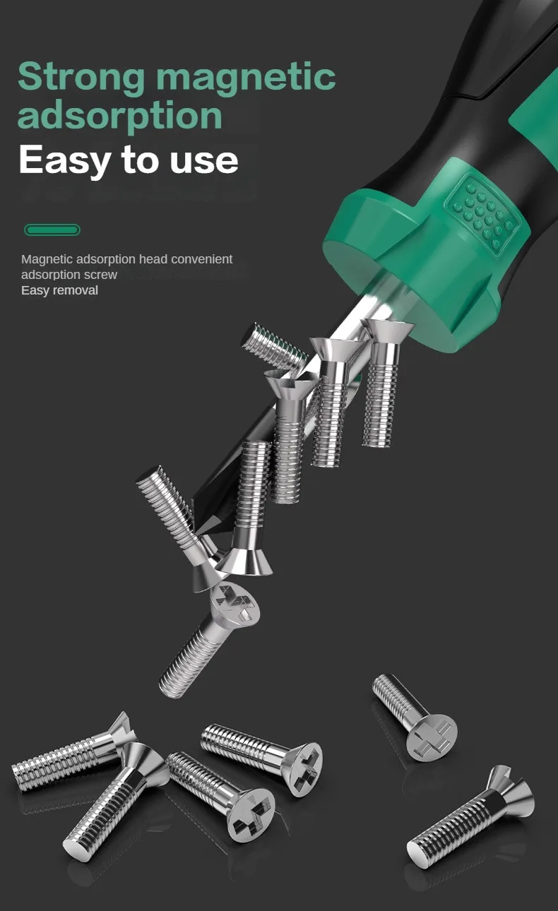 Baolian Mini tragbare Schrauben dreher geschlitzt/Phillips Kopf rutsch feste Isolierung Griff Haushalts reparatur Multi tools – Detail 5