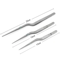 Pince médicale à baïonnette pour cire d'oreille, pince à bijoux coudée, pince à cérumen incurvée nasale, outil de nettoyage pour dissolvant de cils 2