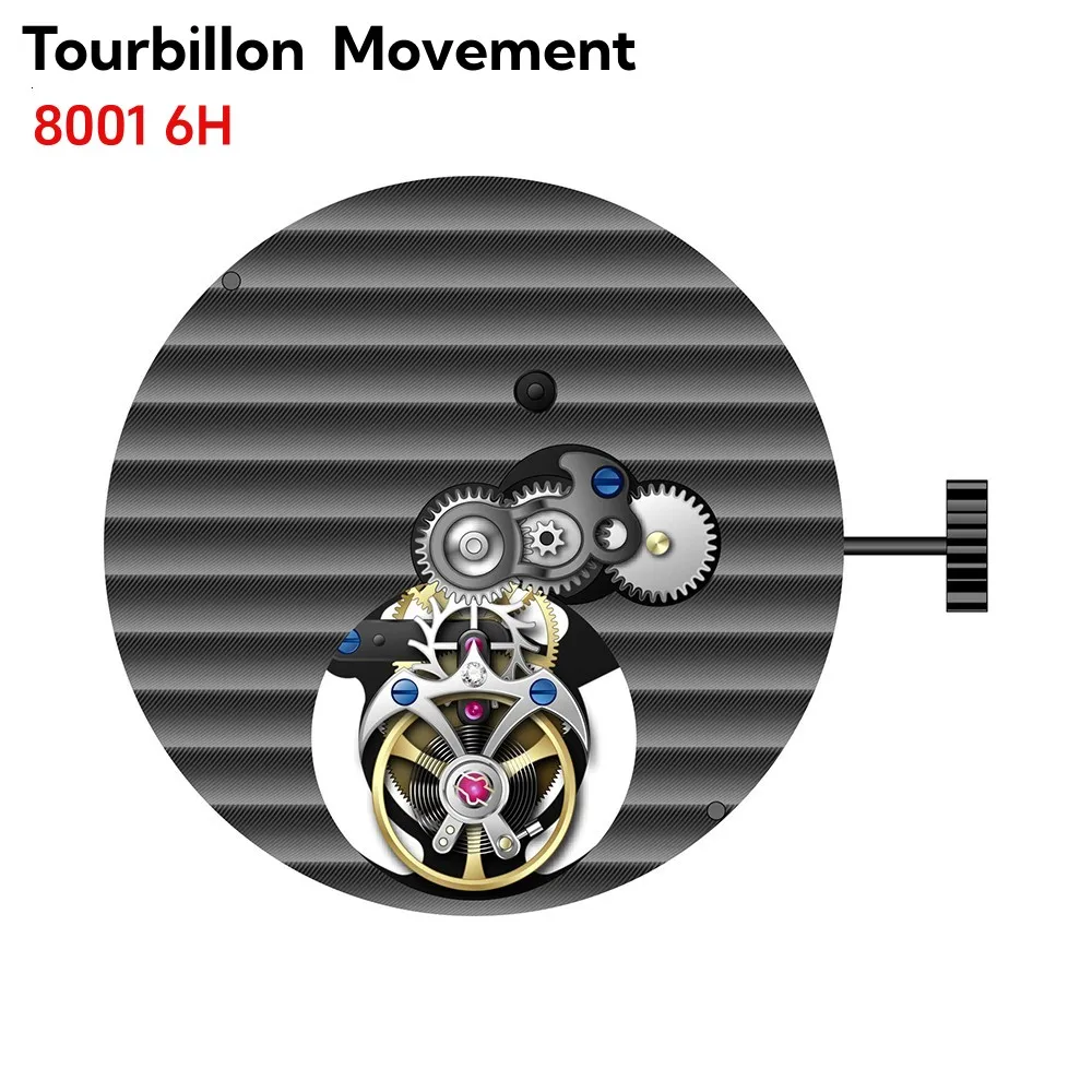 Real Original Tourbillon Movement o'clock Balance Wheel Pure