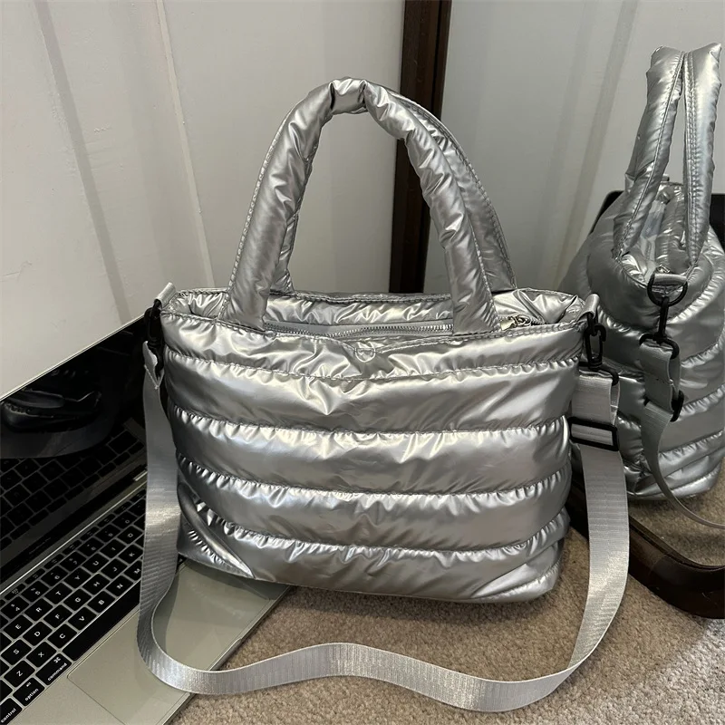 Cotton Jacket Crossbody Bag Large Capacity Leisure Commuting Shoulder Bag Women's New Fashion Handbag Stylish Crossbody Bag