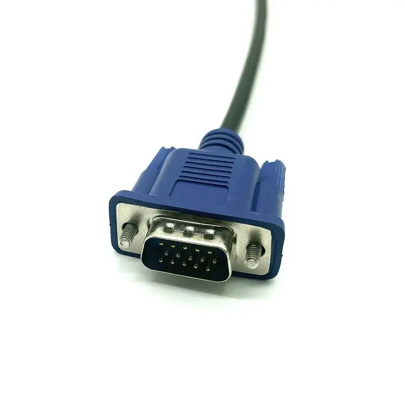 HD15Pin VGA D-Sub Video Cable Male To Male M/M To Female And Female RGB Cable For Monitor 0.3m vga cable