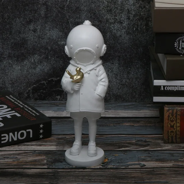 Banksy Deepsea – décorations artisanales en résine pour fille, 1 pièce, meilleure vente transfrontalière, décorations pour maison, salon, porche, meuble TV 2